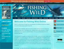 Tablet Screenshot of fishingwild.com.au